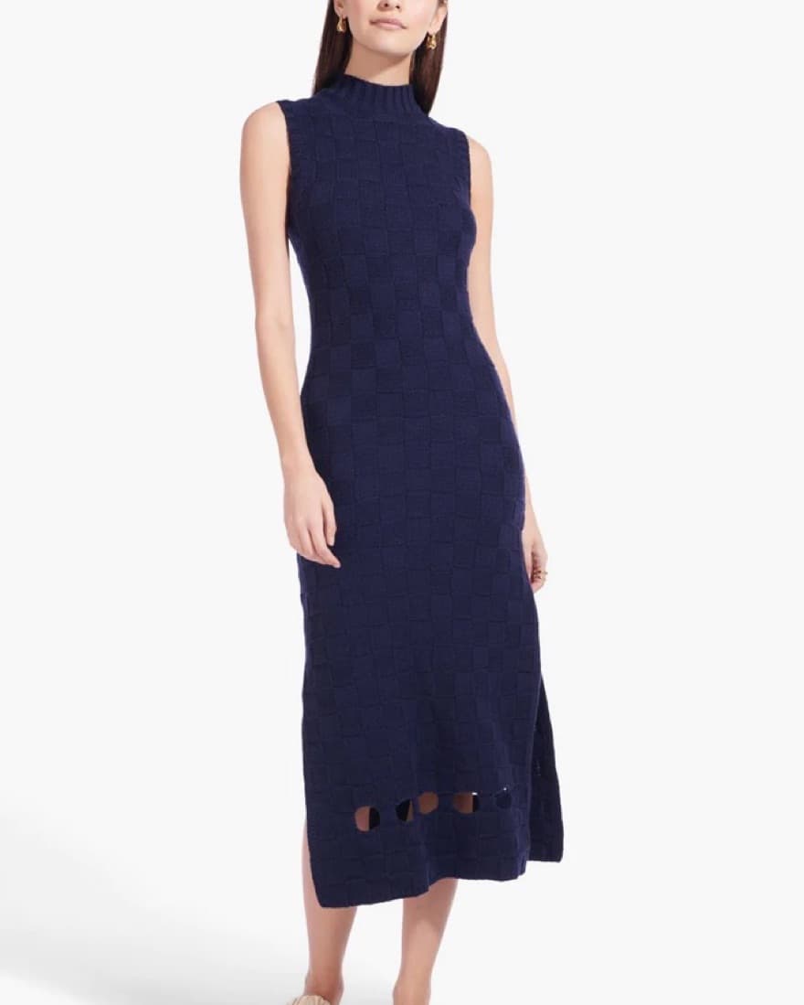 STAUD knitted Glacier Maxi Dress - Image 1