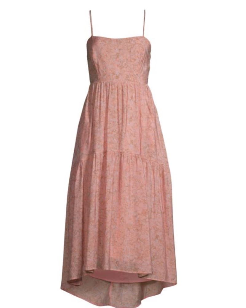 ASTR Delicate Floral Print Midi Dress - Image 1