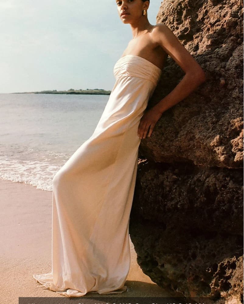 Shona Joy la lune Strapless Ruched - Image 2