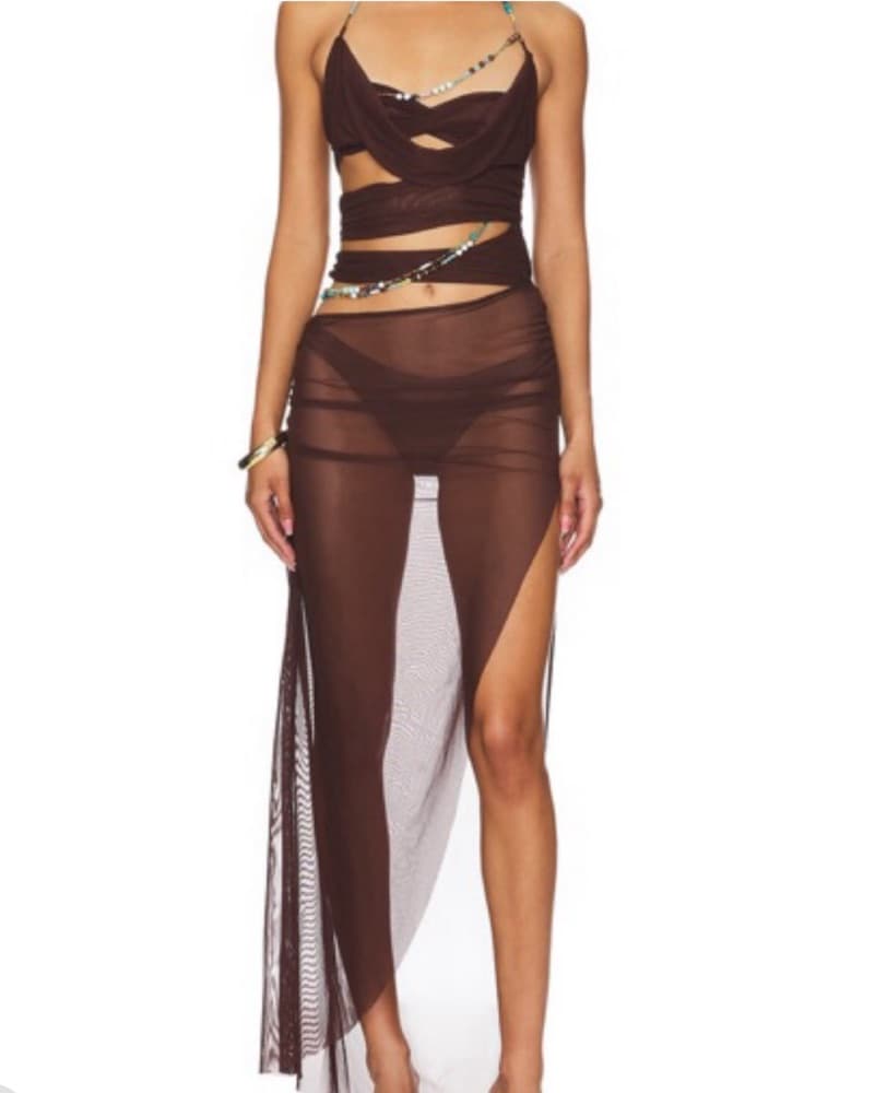 Jaded London Dress *missing beads!* - Image 1