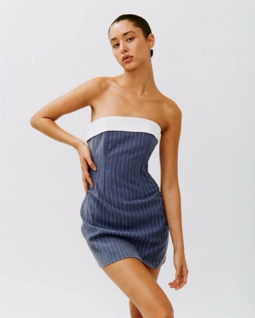 With Jéan Corset Mini Dress - Image 1