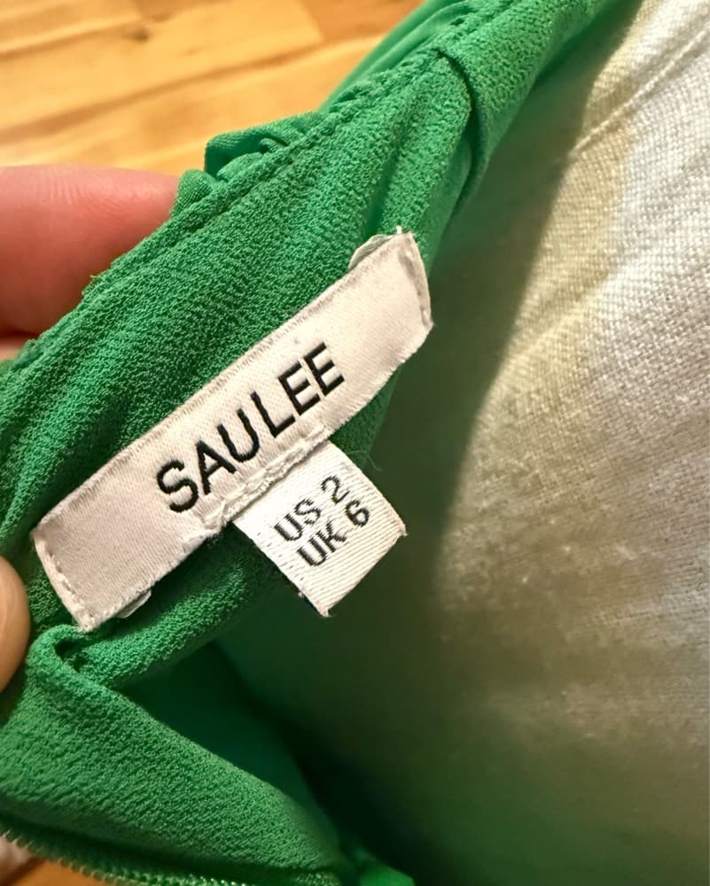 Sau Lee Giselle Gown Dress - Green - Image 2