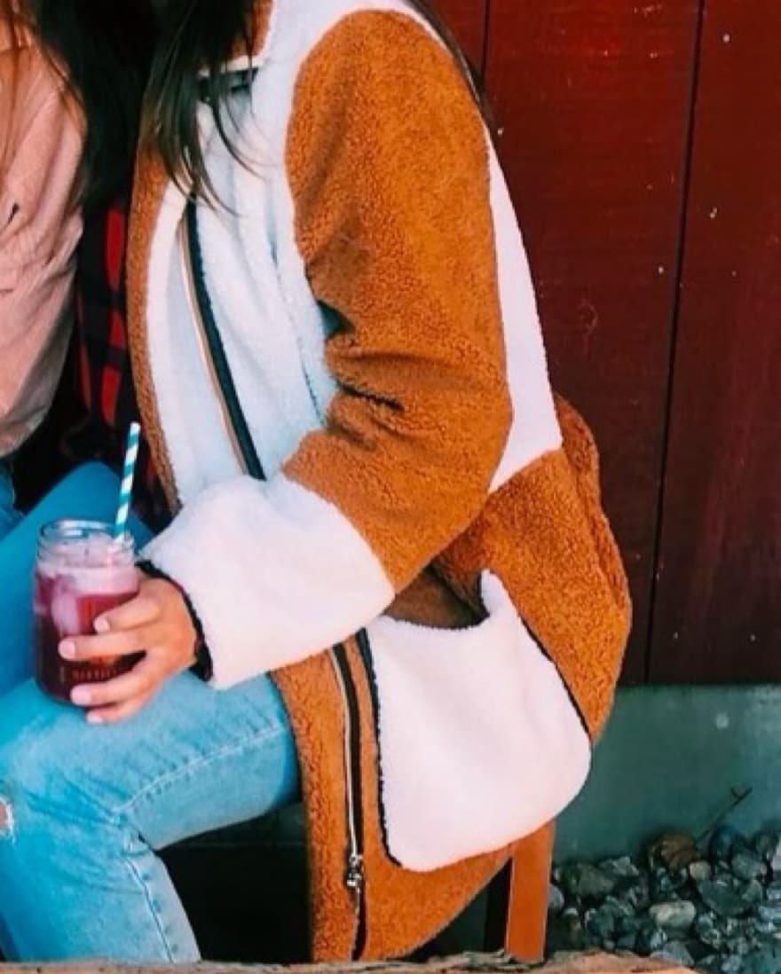 Multi Faux Shearling Coat - Image 2