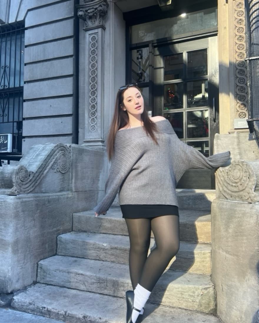Off The Shoulder Great Sweater - Image 2