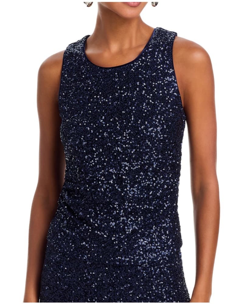 Sequin Ruched Tank + Skirt Set - Image 3