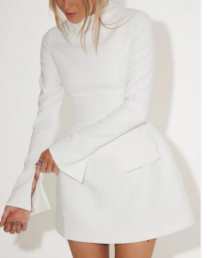 Odd Muse Split Sleeve Mini Dress - Image 2