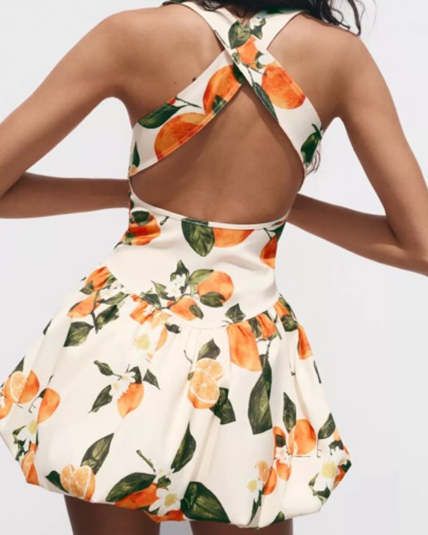  Floral Halter Dress - Image 2