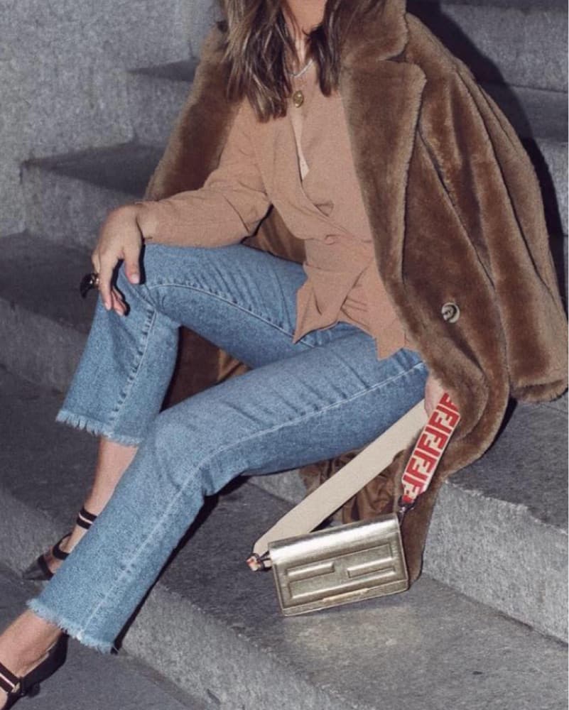 Max Mara Style Real Shearling Teddy Coat - Image 3