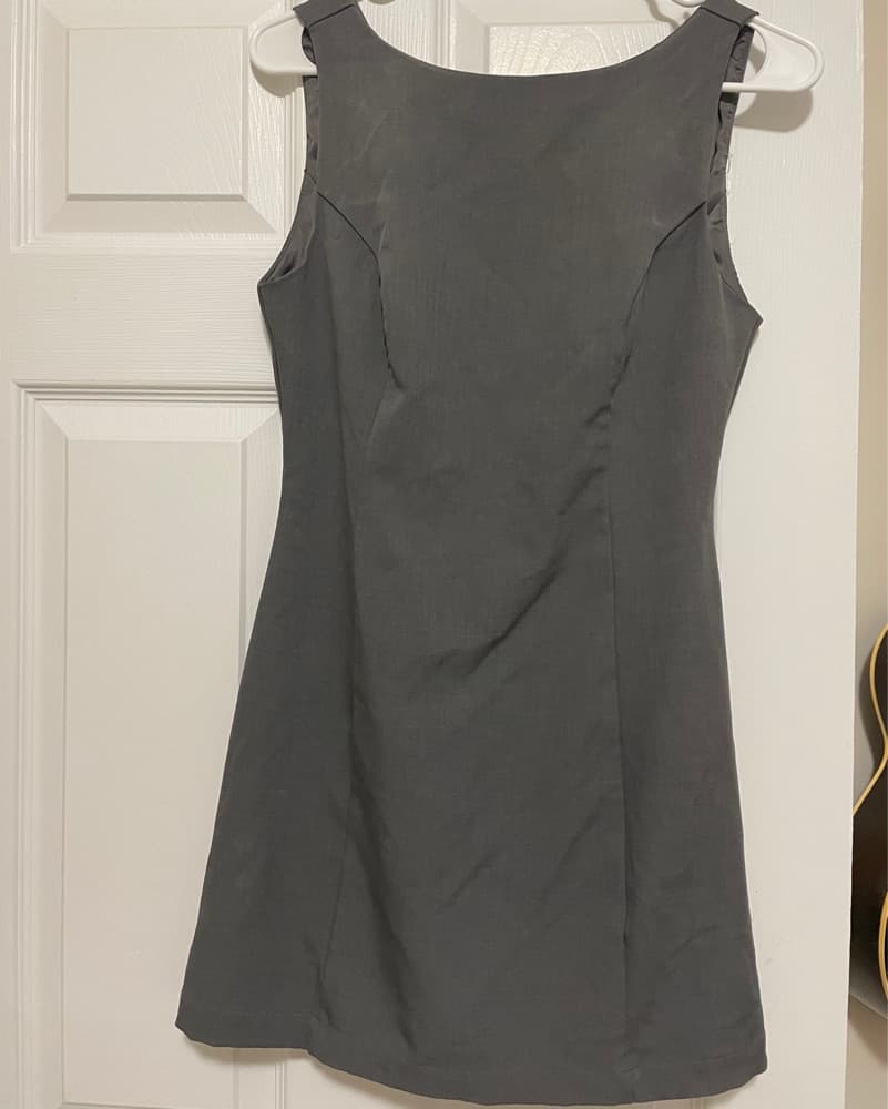 Vici Classic Grey Mini Dress - Image 2