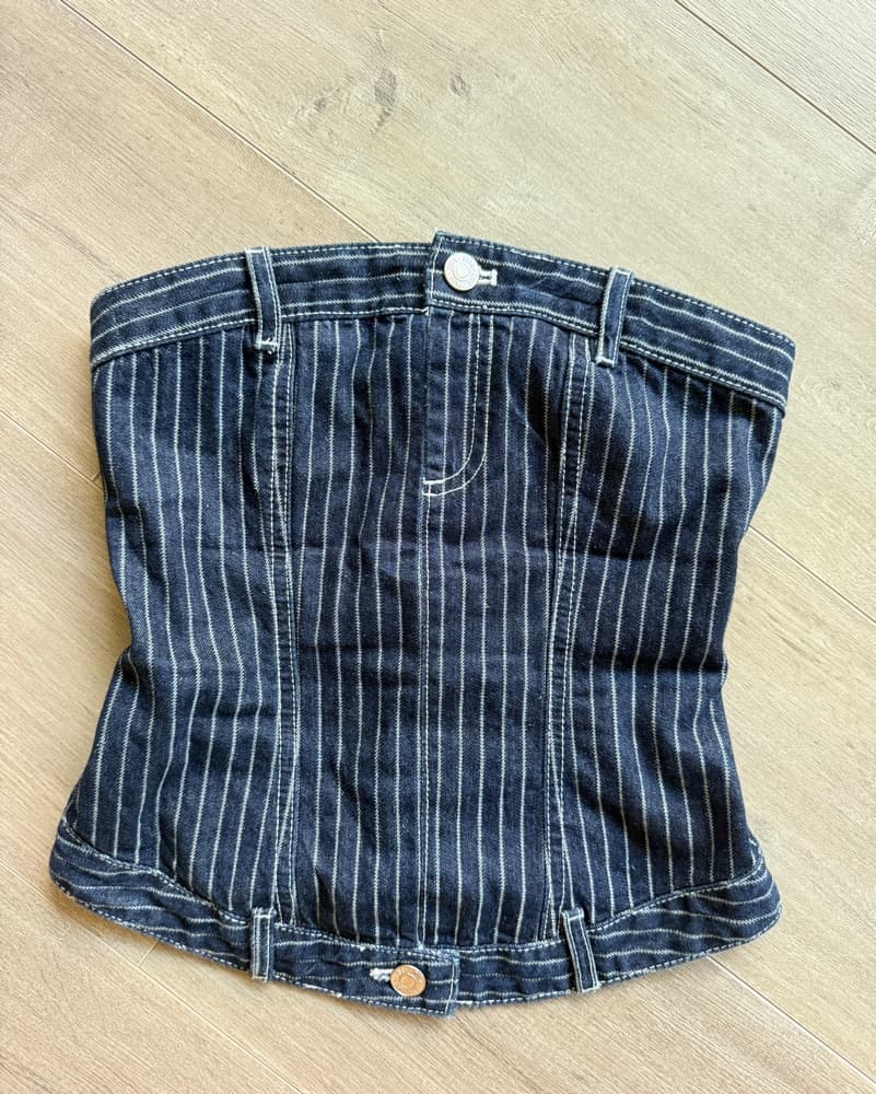 Denim Corset Top - Image 2