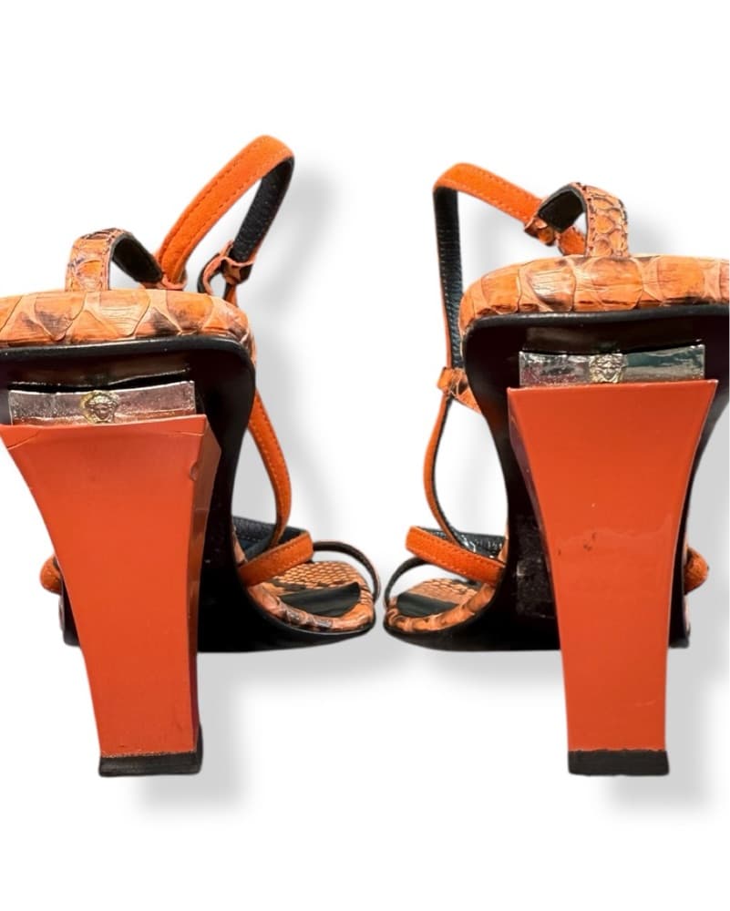Gianni Versace Python Sandals - Image 5