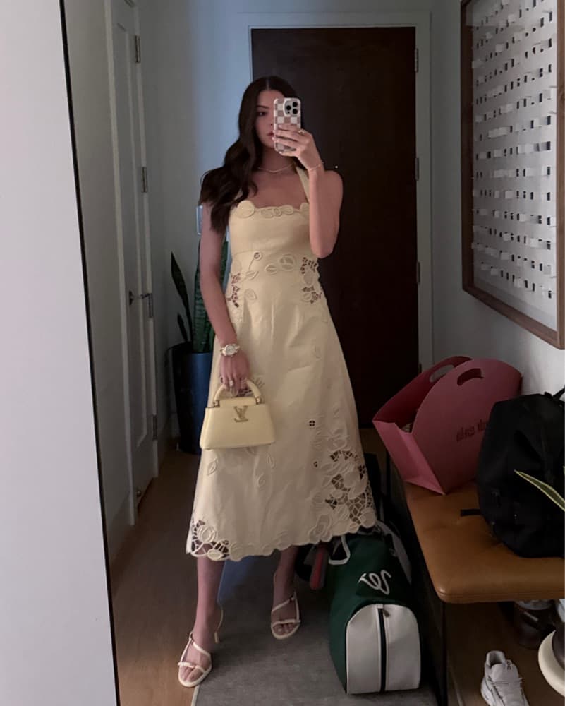 Pale Yellow Cult Gaia Fernanda Dress - Image 2