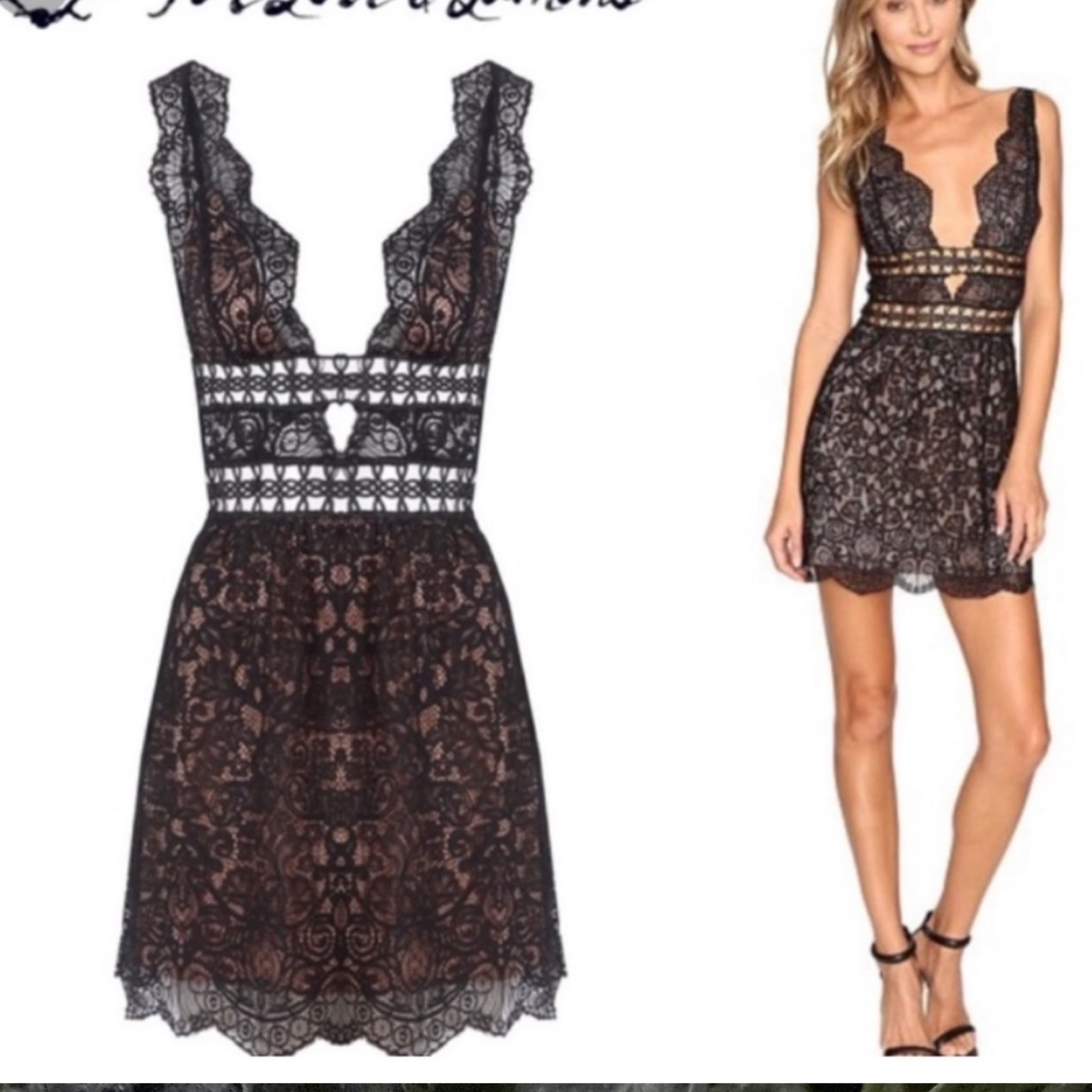 For Love And Lemons Lace Mini Dress - Image 1