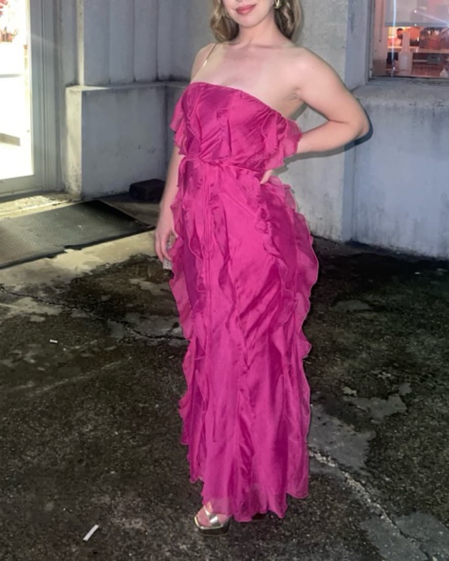 Clara Midi Ruffle Dress - Image 5