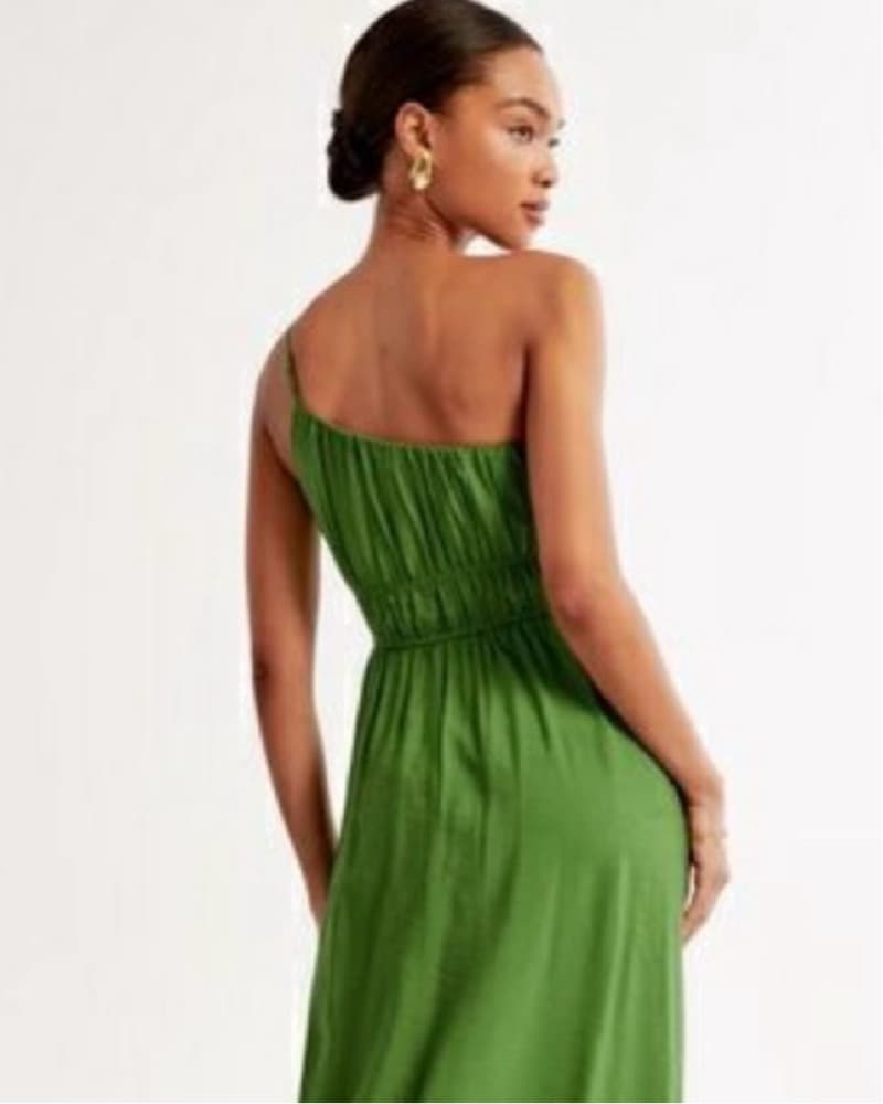 One-Shoulder Easy Waist Maxi Dress - Image 4