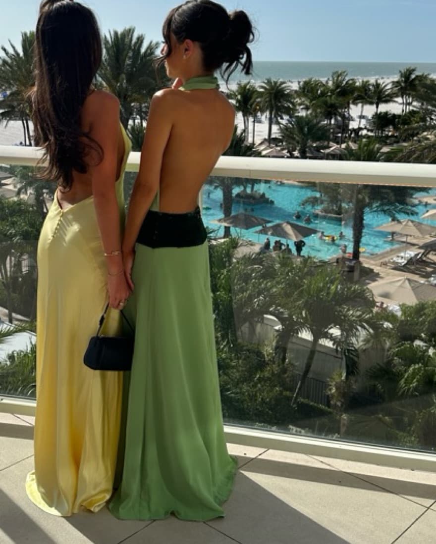 Custom Green Gown - Image 3