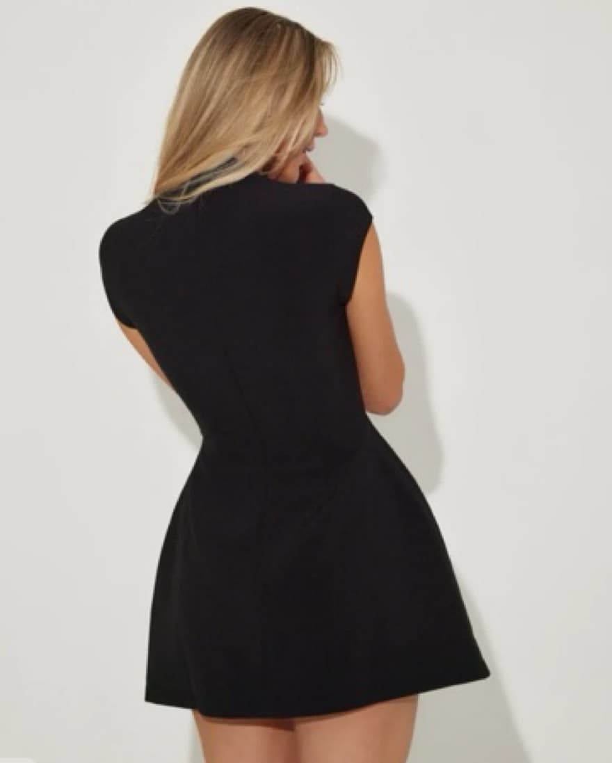 The Ultimate Muse Cap Sleeve Mini Dress  - Image 4
