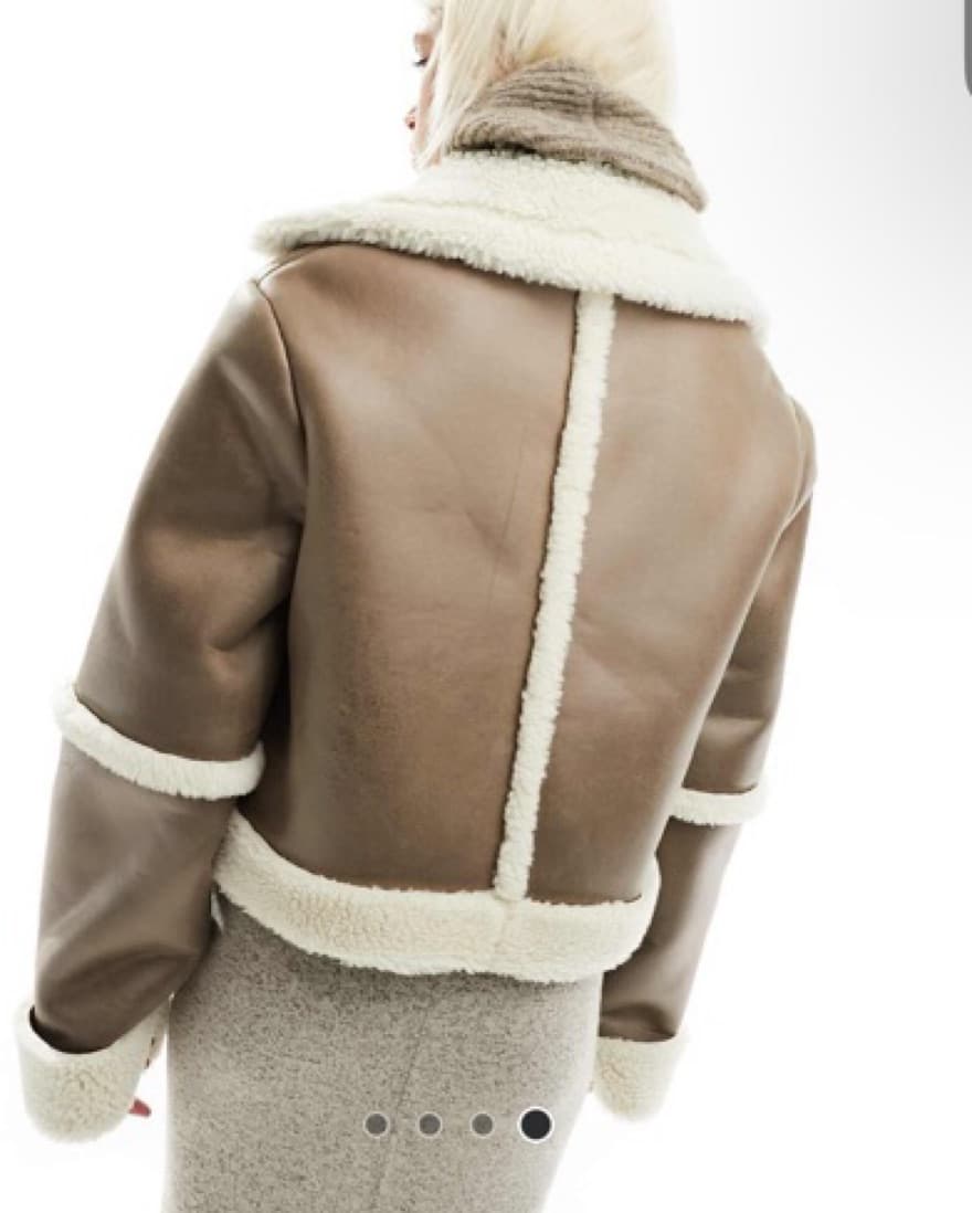 Cozy Chic Faux Shearling Jacket - Image 2