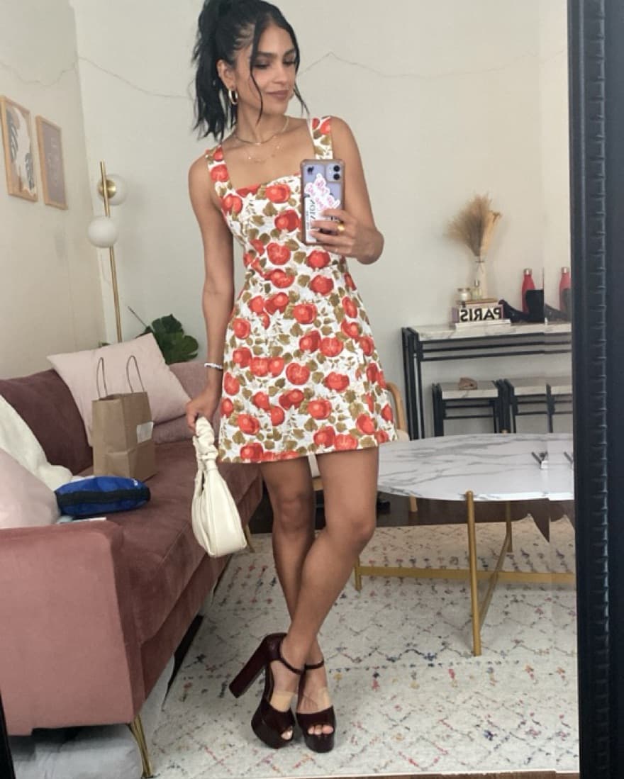 Reformation Tomato Dress  - Image 2