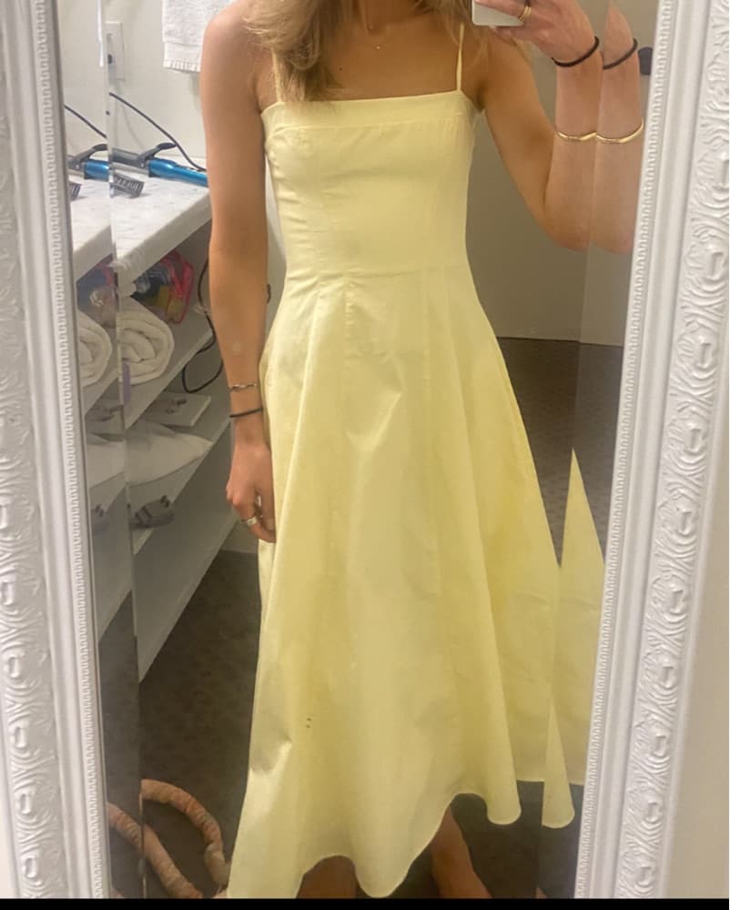 House Of CB Butter Yellow Dress - Image 3