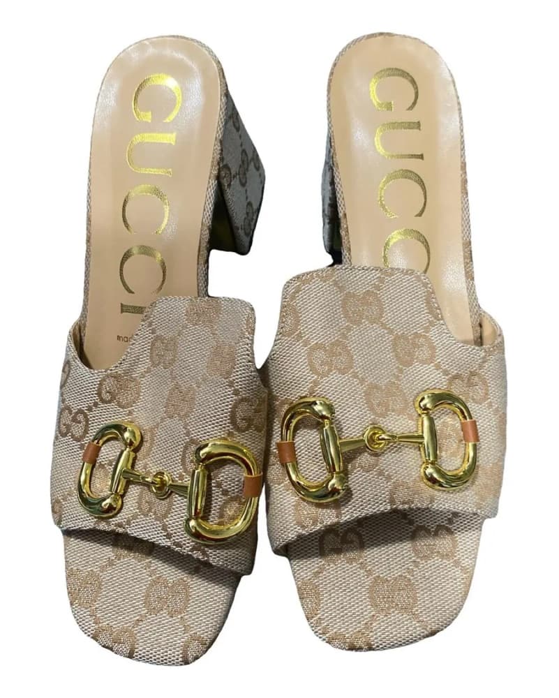 Gucci Horsebit-Detailed Mule Sandals - Image 1
