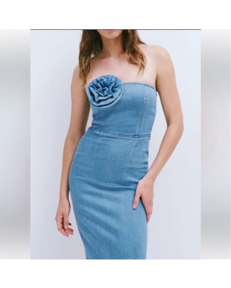 Ronny Kobo Rosette Dress - Image 2