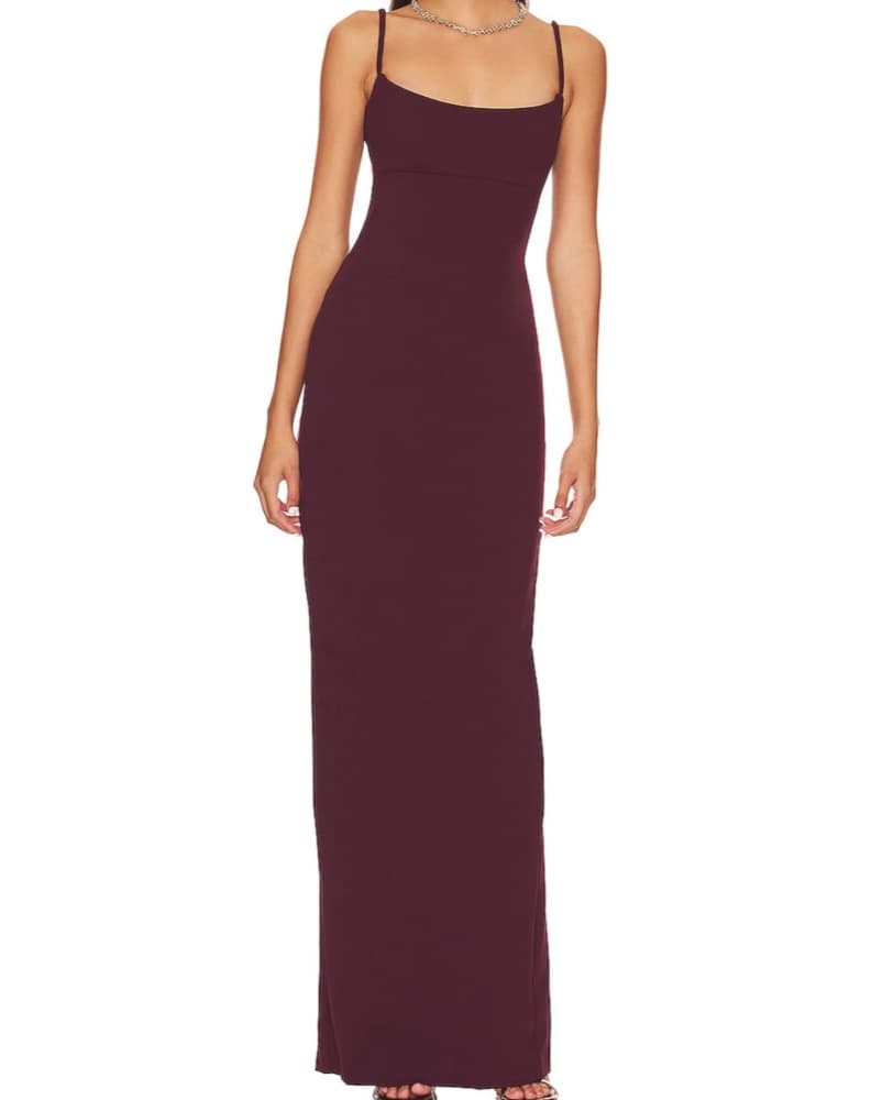 Nookie Bailey Gown - Maroon - Image 2