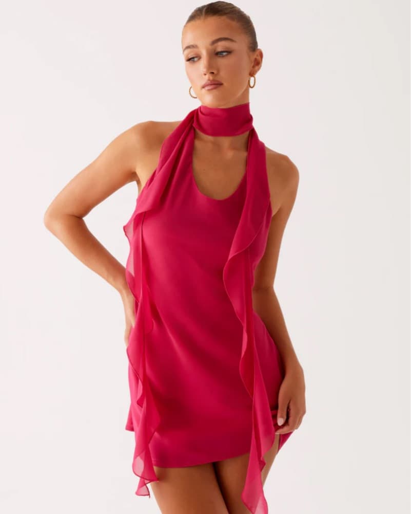 Peppermayo Tanner Mini Dress In Fuchsia  - Image 1