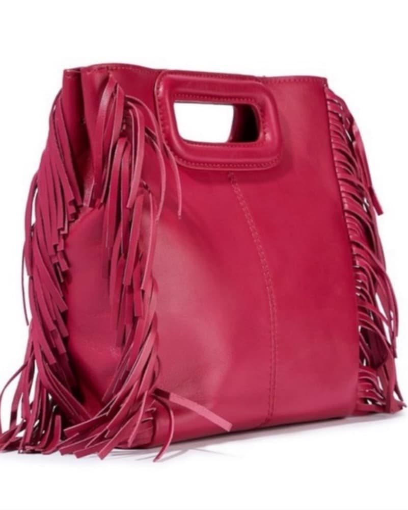 Maje beaded Fringe Bag - Image 2