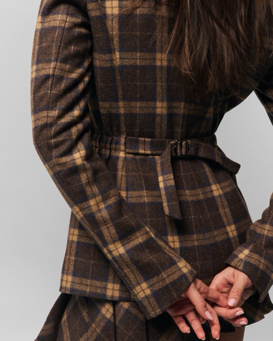 Danielle Guizio Cooper Tartan Blazer - Image 2