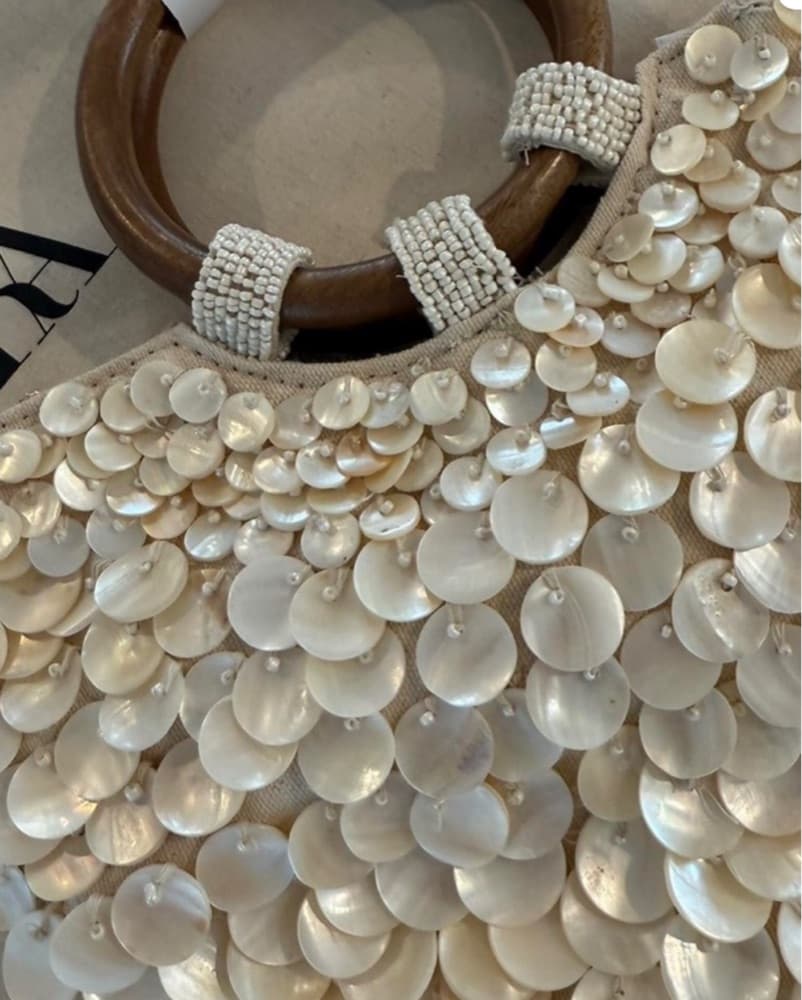 Zara Mother Of Pearl Seashell Bag - Image 3