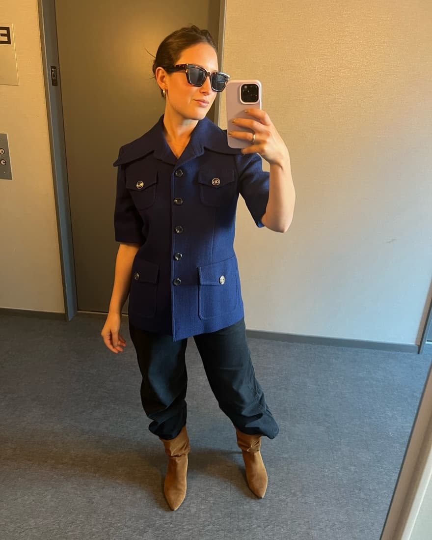 Gucci Short Sleeve Wool Jacket - Image 2