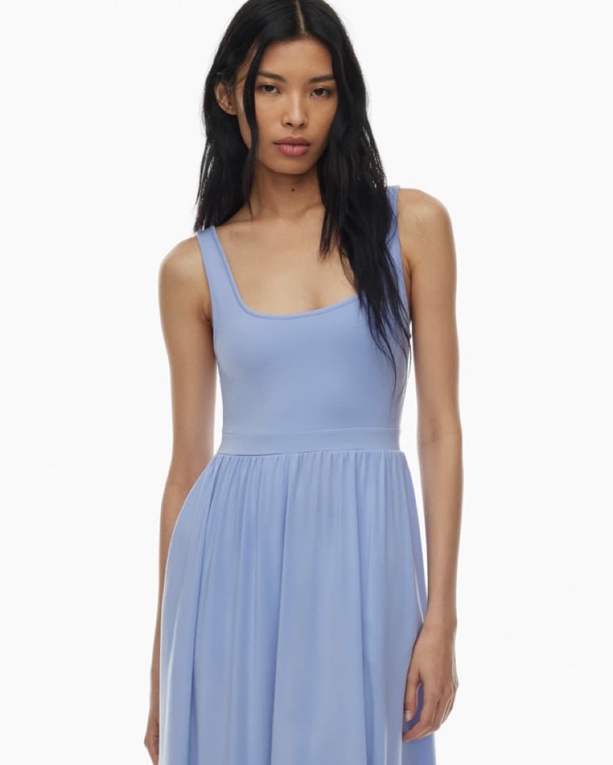 Aritzia Market Slit Midi in BLUE - Image 2