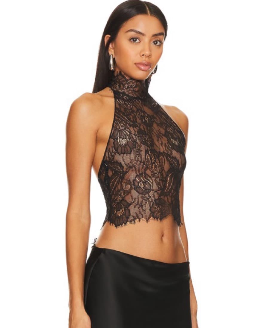 Retrofete Violet Lace Top - Image 2