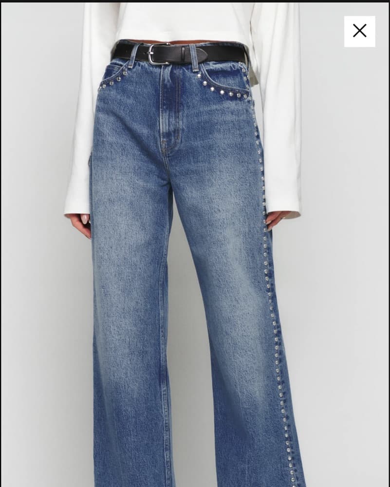 Reformation Studded Jeans  - Image 2