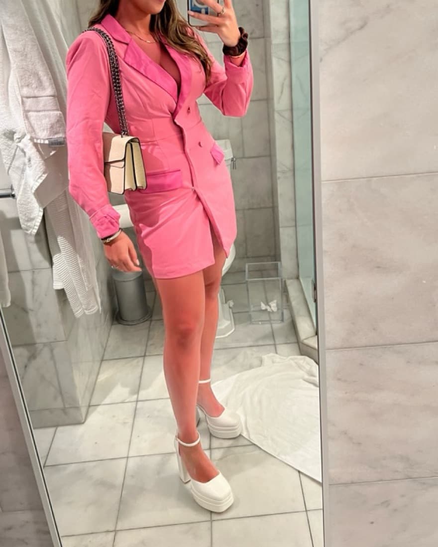Pink Mini Dress - Image 2