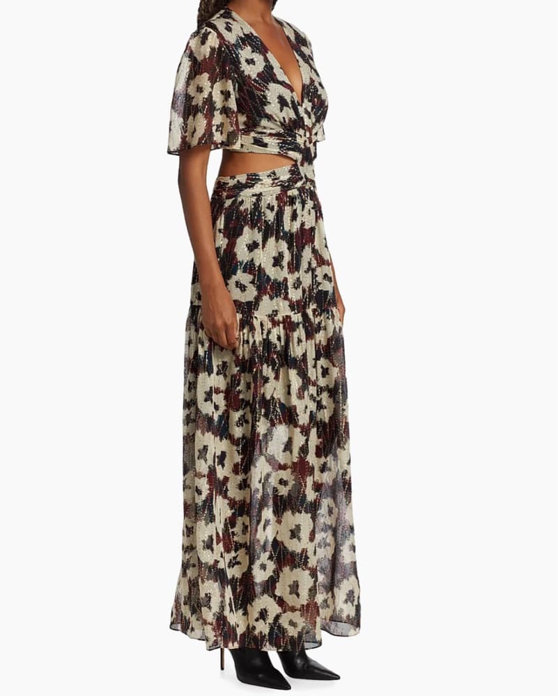 ba&sh Kandy Floral Cut-Out Maxi Dress - Image 5