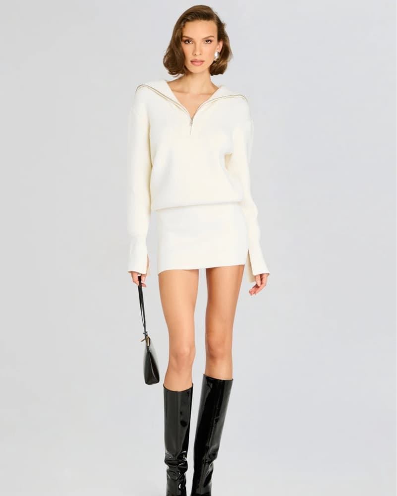 SER.O.YA Saydi Sweater Dress - Image 1