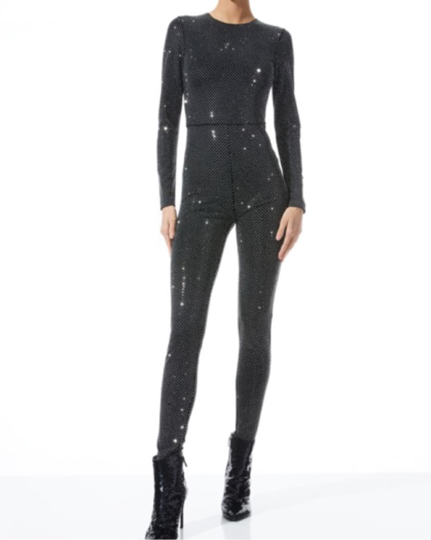 Alice + Olivia Sparkly Jumpsuit  - Image 4