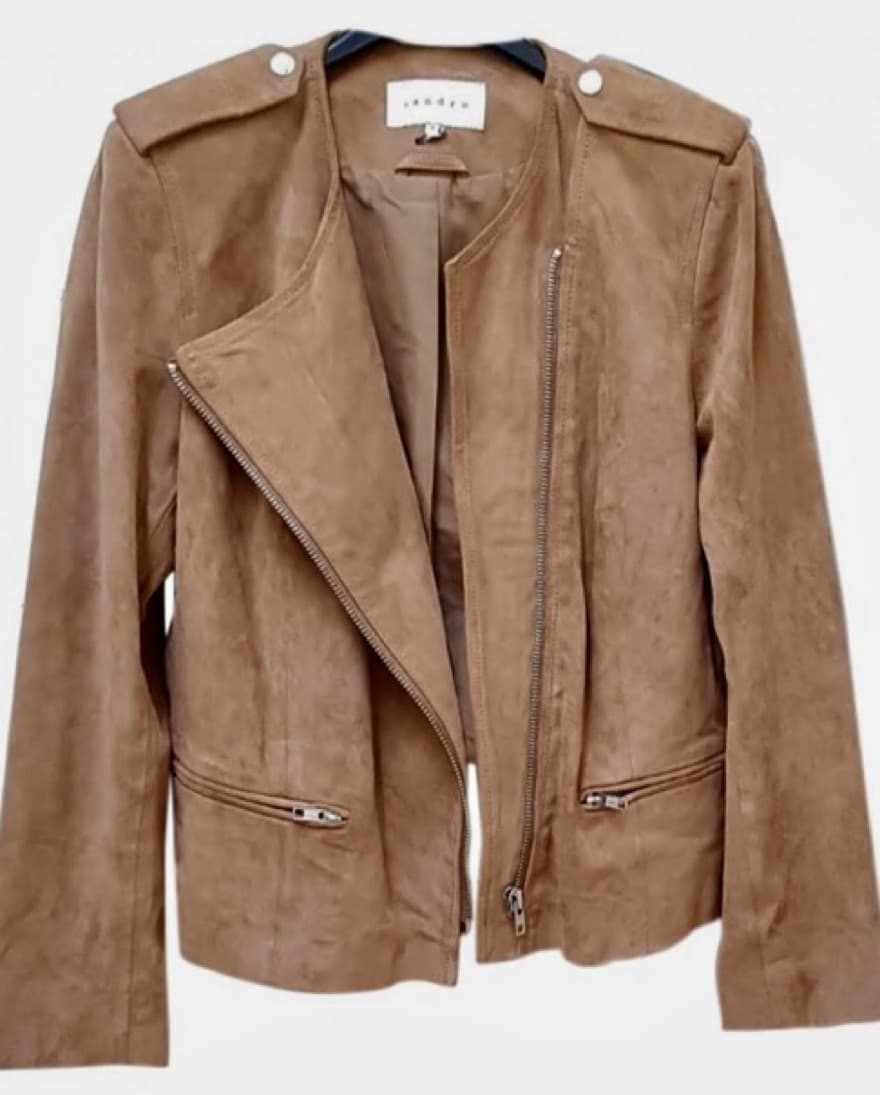Suede Sandro Vest  - Image 1