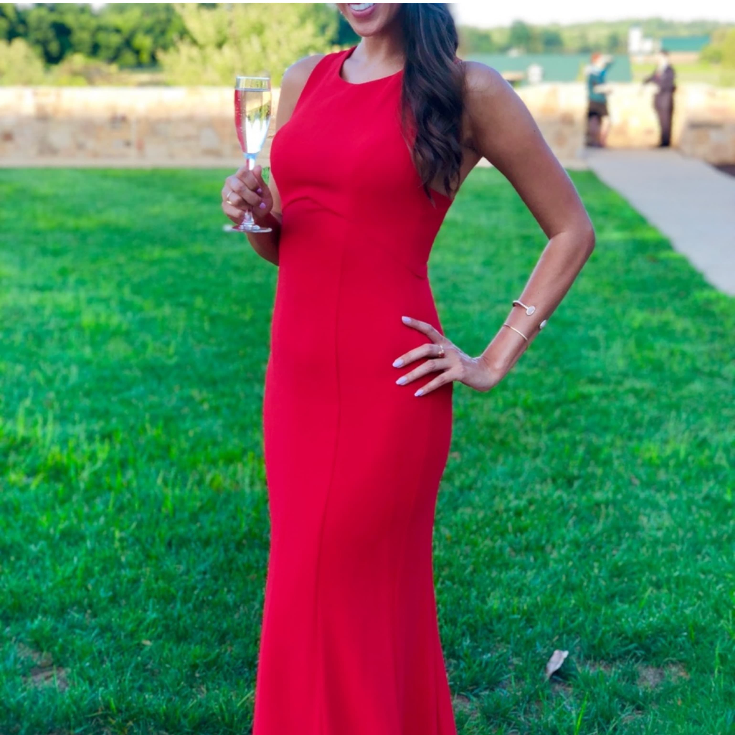 Bcbg Red Formal Dress - Image 1