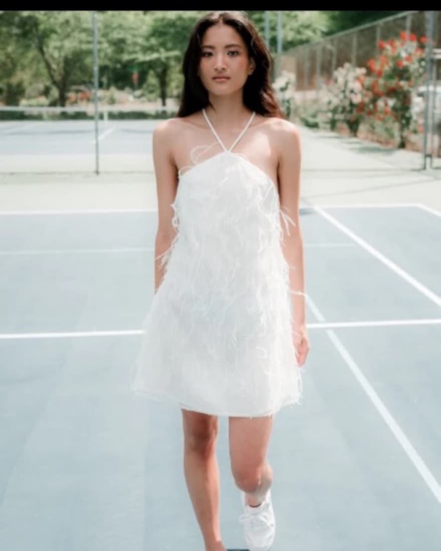 Elliatt Feather Dress - Image 4