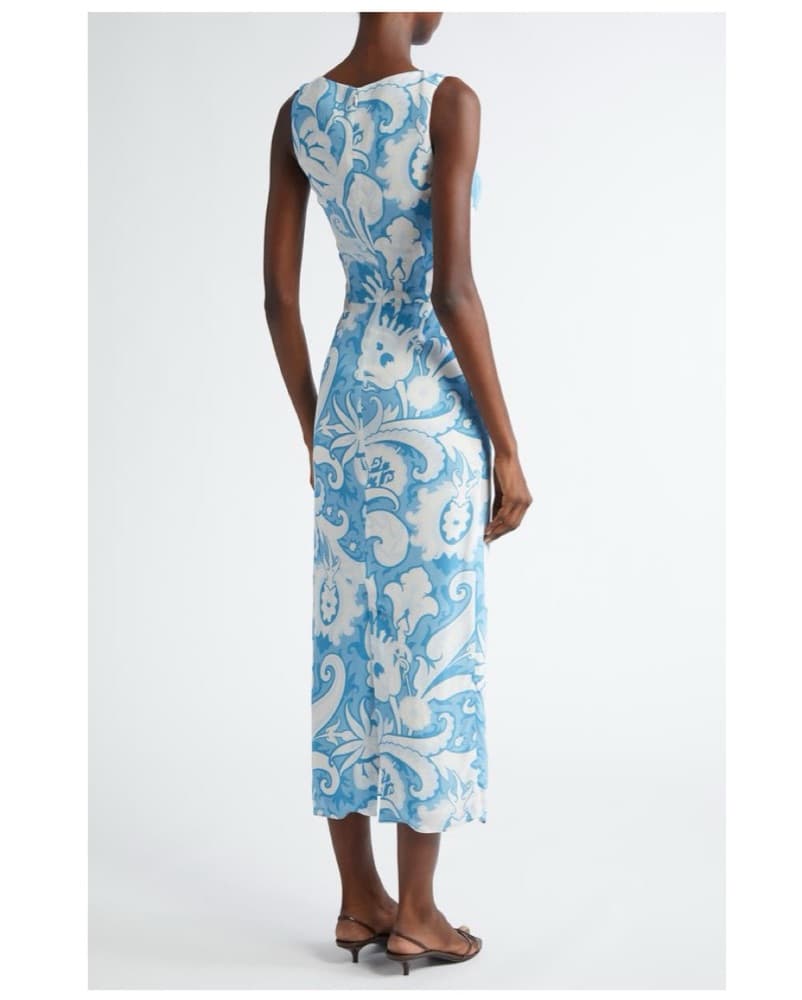 Etro Printed Midi Dress - Image 4