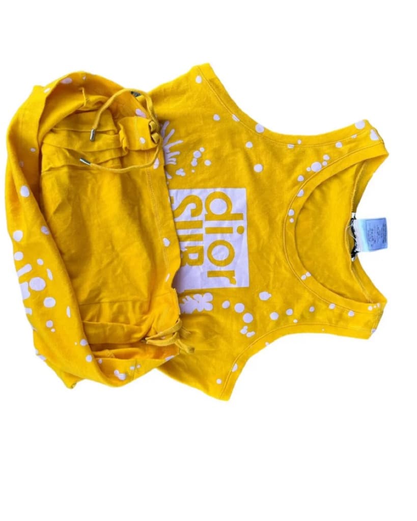 Vibrant Dior Surf Chic Lace Up Tank - Image 3