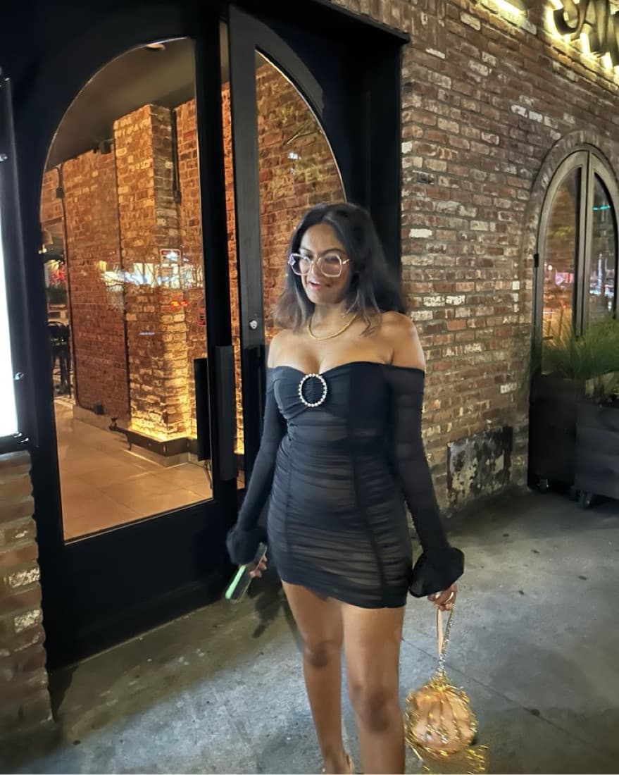 NBD Black Strapless Bodycon Dress - Image 1