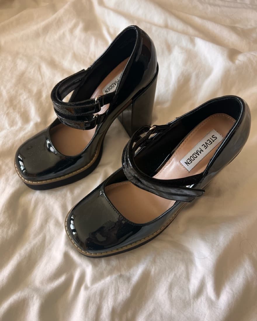 Steve Madden Twice Black Patent  - Image 2