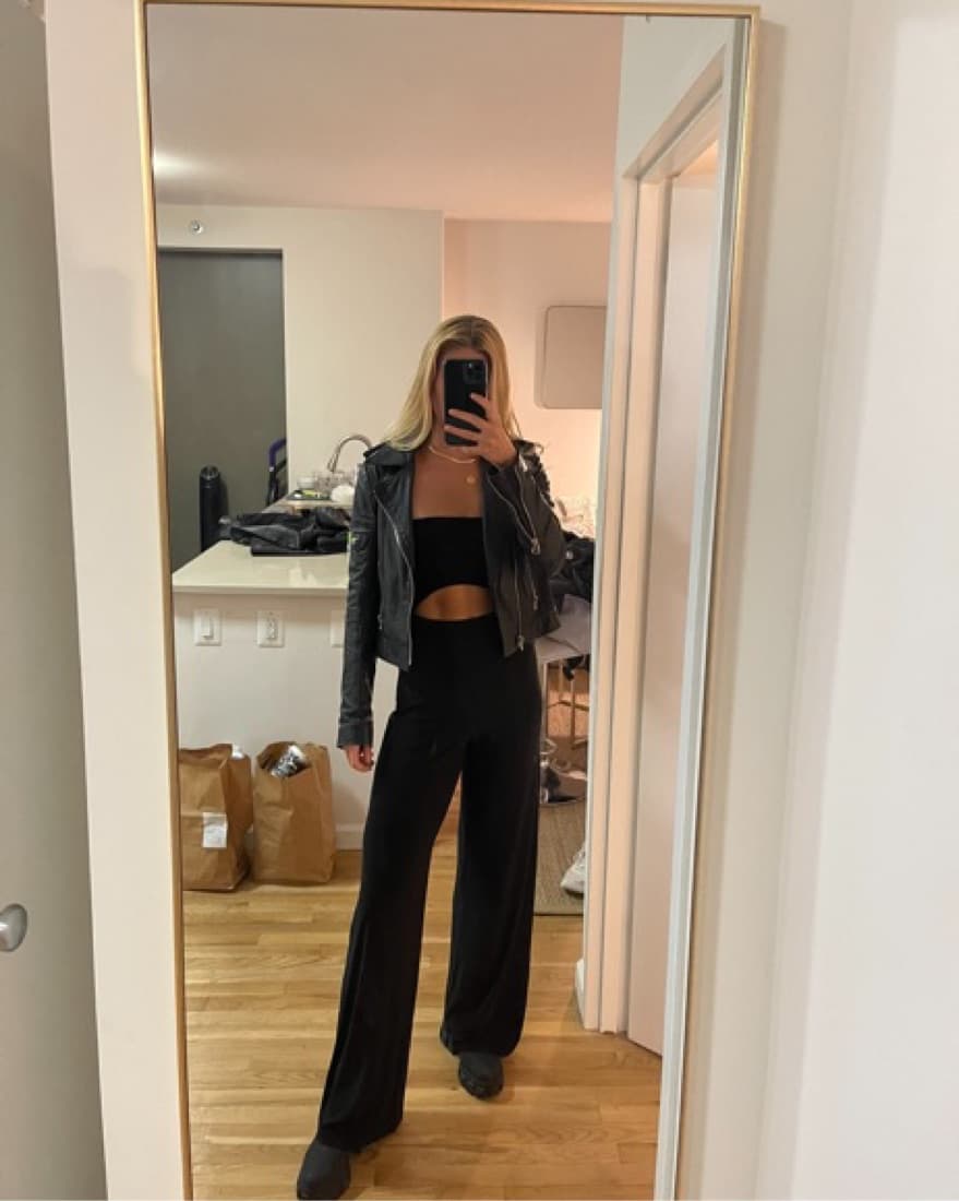Strapless Cut Out Jumpsuit In Black - Image 2