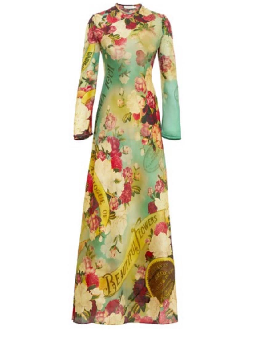 Zimmermann Long Sleeve Gown - Image 1