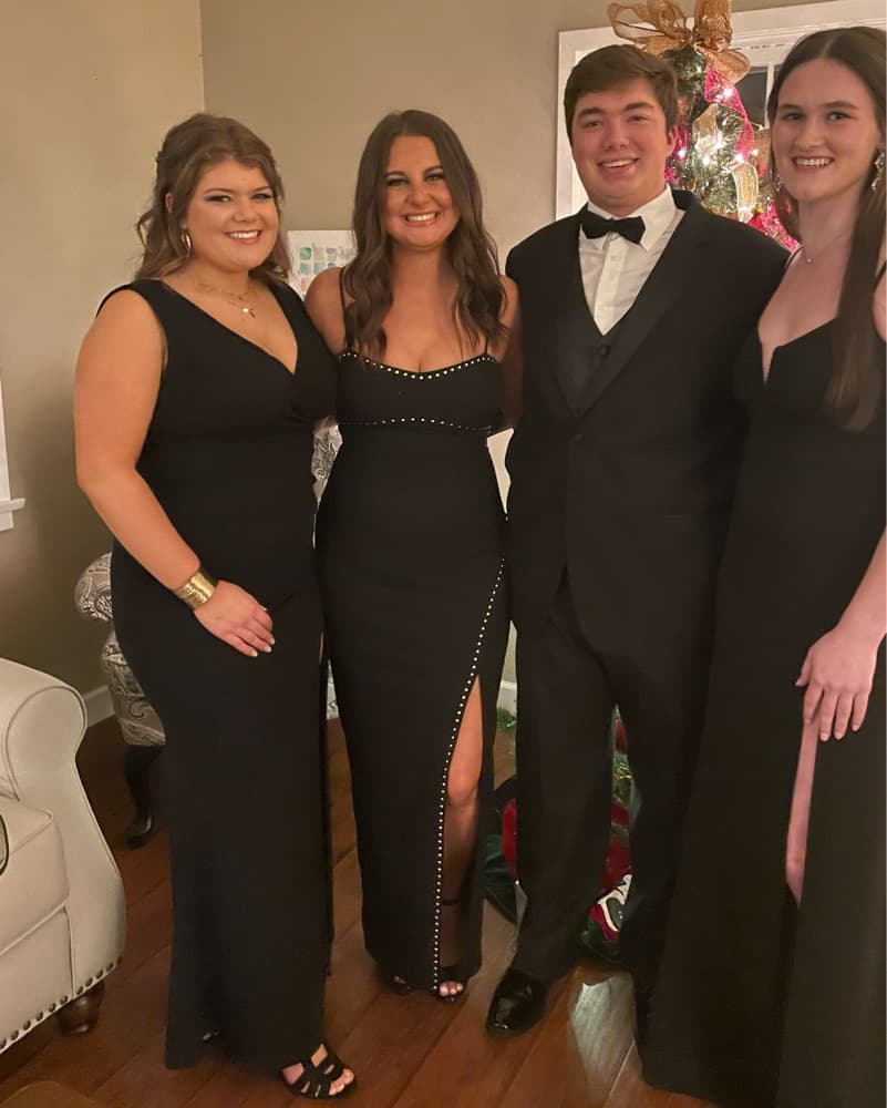 Black Xscape Formal Dress - Image 2