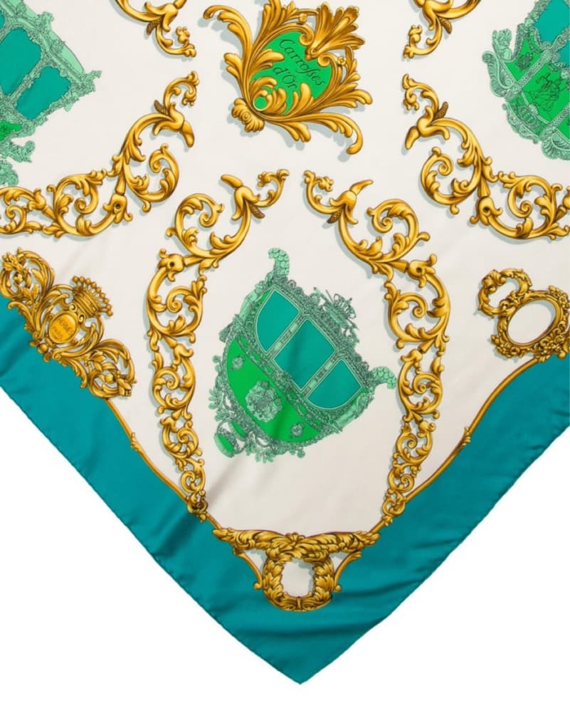 Hermes Silk Scarf - Image 2